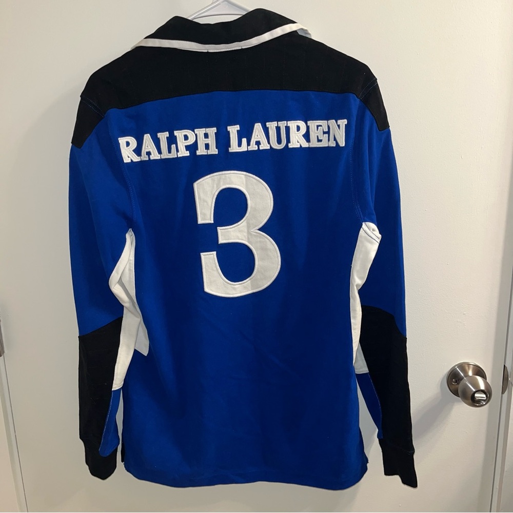 Ralph Lauren Custom Fit Blue Polo Shirt - Picture 4 of 4